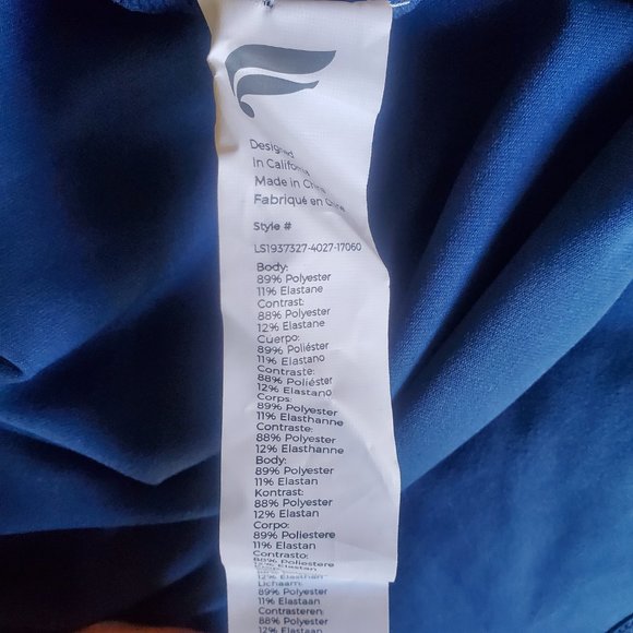 NWT Fabletics Cashel Adjustable L/S Top II - Picture 2 of 6